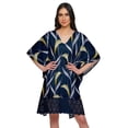 thumbnail image 1 of Moomaya Printed Beach Coverup Kimono Caftan Kaftan Swimsuit Cover Ups For Women, 1 of 6