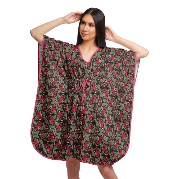 Moomaya Printed Bikini Coverup Caftan Dress Kaftan Dresses For Women Plus Size