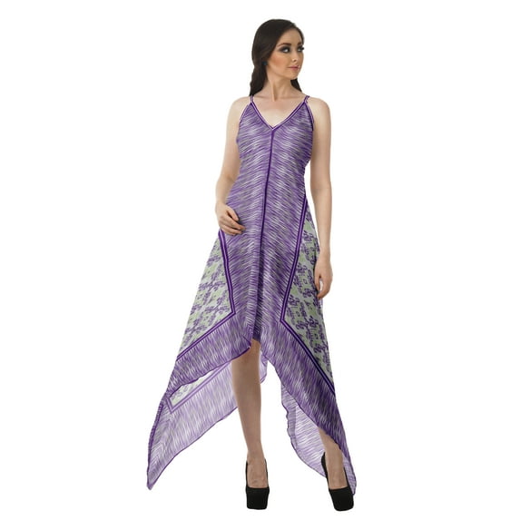 Moomaya Printed Boho Backless Dress Summer V Neck Halter Dresses Women