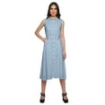 thumbnail image 1 of Moomaya Printed Button Down Sleeveless Kurti Dress With Pocket Casual Work Shirt, 1 of 5
