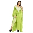 thumbnail image 1 of Moomaya Printed Caftan Gown Maxi Dress For Women Beachwear Party Kimono Cover Up Kaftan, 1 of 7