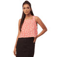 thumbnail image 1 of Moomaya Printed Cotton Crop Top For Women, Sleeveless Square Neck Summer Top, 1 of 8