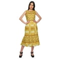 thumbnail image 1 of Moomaya Printed Cotton Long Dress For Womens Sleeveless Tiered Casual Summer Tunic, 1 of 6