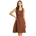 thumbnail image 1 of Moomaya Printed Cotton Sleeveless Fit And Flare Dress - Women's Summer Dress, 1 of 9