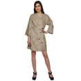 thumbnail image 1 of Moomaya Printed Crossover Robes Bridesmaid Getting Ready Bathrobes For Women, 1 of 5