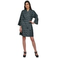 thumbnail image 1 of Moomaya Printed Crossover Robes Bridesmaid Getting Ready Bathrobes For Women, 1 of 5