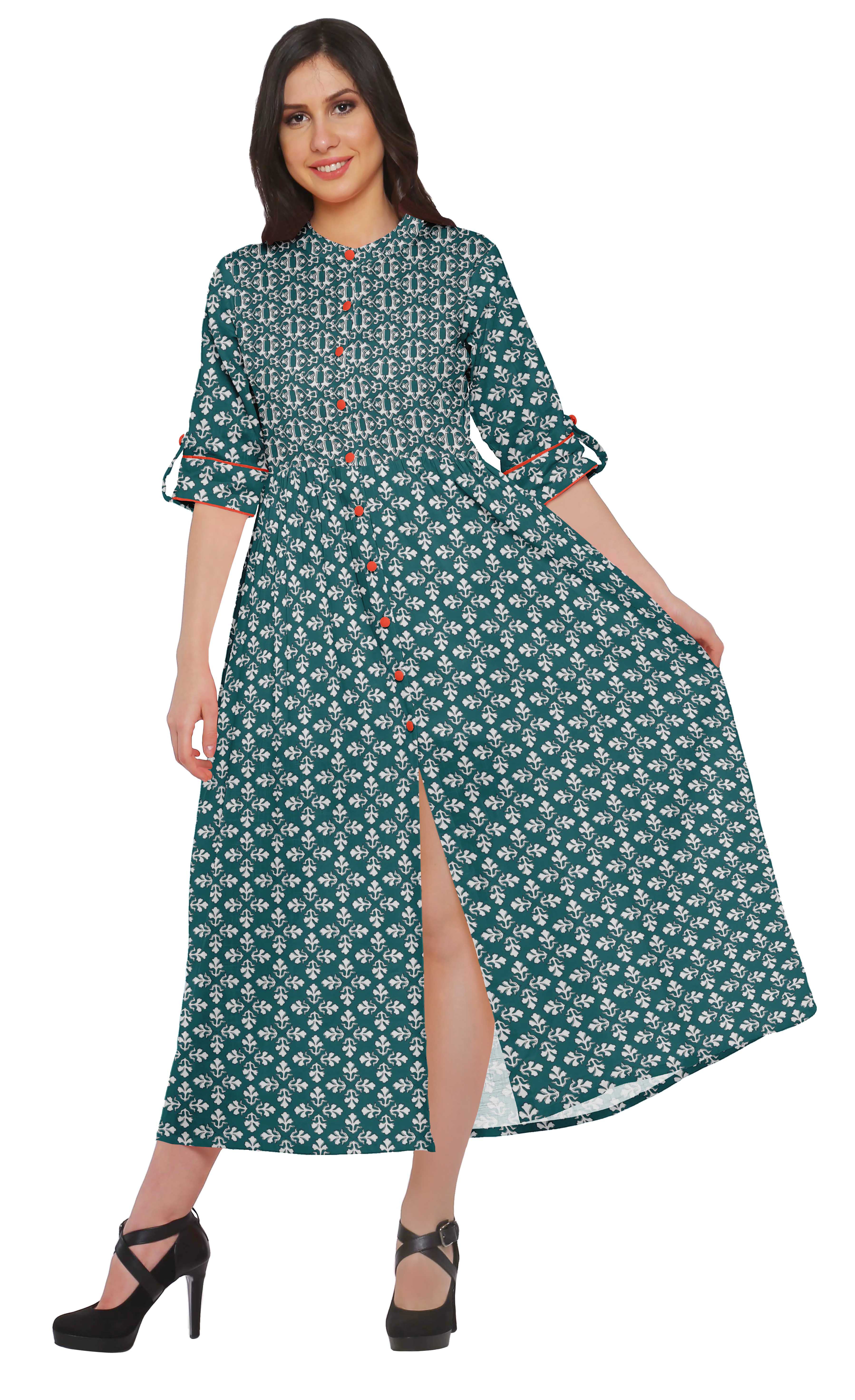 Jaipur Kurtis Brown Dresses - Buy Jaipur Kurtis Brown Dresses online in  India