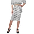 thumbnail image 1 of Moomaya Printed Knee Length Skirt For Women Plus Size Poly Spandex Skirt, 1 of 6