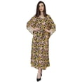 thumbnail image 1 of Moomaya Printed MaxiDress KaftanFor Women Nightgown Bikini Cover Up Plus Size Caftan, 1 of 6