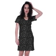 thumbnail image 1 of Moomaya Printed MidiDressFor Women Short Sleeves Above Knee-Length Summer Casual Dresses, 1 of 5