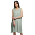 thumbnail image 1 of Moomaya Printed Round Neck Nursing Sleepwear Cotton A-Line Sleeveless Nightdress, 1 of 6