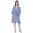 thumbnail image 1 of Moomaya Printed Short Kaftan For Women Kimono Swimwear Cover-Up Beach Caftan, 1 of 7
