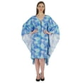 thumbnail image 1 of Moomaya Printed Short Turkish Kaftan For Women's Sexy Kaftan Evening Gown Beachwear Dress, 1 of 6