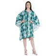 thumbnail image 1 of Moomaya Printed Short Turkish Kaftan For Women's Sexy Kaftan Evening Gown Beachwear Dress, 1 of 6