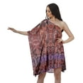 thumbnail image 1 of Moomaya Printed Shoulder Summer Dress Womens Cocktail Dresses Beach Dress, 1 of 6
