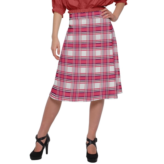 Moomaya Printed Skirt For Women Poly Spandex Casual Wear Summer Girls Skirt
