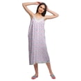 thumbnail image 1 of Moomaya Printed Sleepwear For Ladies WoMen's V-Neck Spaghetti Strap Nightdress, 1 of 6