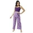 thumbnail image 1 of Moomaya Printed Summer Coord Set, 2 Pcs Set Crop Top with Palazzo Women Clothing, 1 of 8