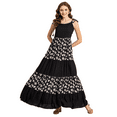 thumbnail image 1 of Moomaya Printed Tiered Dress For Women, Strap Shoulder Maxi, Vacation Dress, 1 of 9