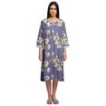 thumbnail image 1 of Moomaya Printed WoMen's Cotton Nursing Nightwear Nightdress For Ladies, 1 of 6