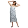 thumbnail image 1 of Moomaya Printed WoMen's Spaghetti Strap Knee Length Nightdress Cotton Nightwear, 1 of 6