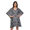 thumbnail image 1 of Moomaya Printed Women Kaftan Cover Up Beachwear Short Caftan Cover Up Dress, 1 of 6