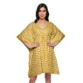 thumbnail image 1 of Moomaya Printed Women Kaftan Cover Up Beachwear Short Caftan Cover Up Dress, 1 of 6