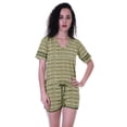 thumbnail image 1 of Moomaya Printed Womens NightwearSet w/ Shorts Cotton Sleepwear 2 Pcs Nightdress, 1 of 5