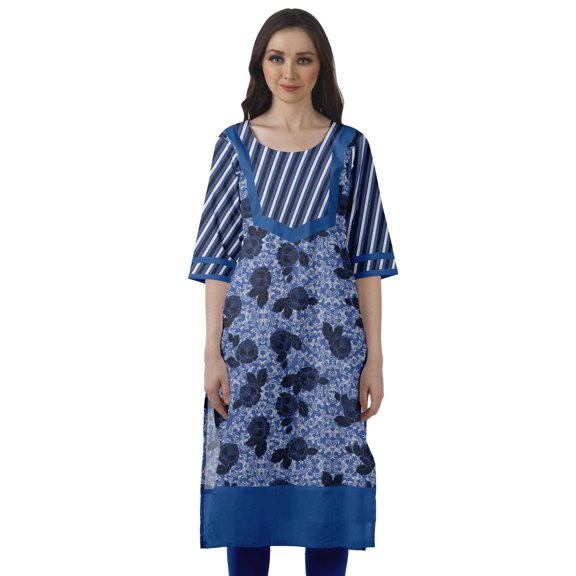 Moomaya Readymade Printed Kurta Women Formal & Party Cotton Ethnic Kurti Top