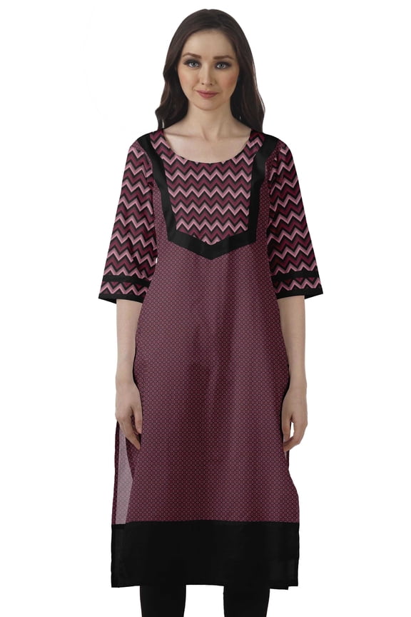 Readymade Printed Kurta Women Formal & Party Cotton Ethnic Kurti Top