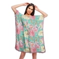 thumbnail image 1 of Moomaya Short Caftan Cover Up Dress Printed Women Kaftan Beachwear Cover Up, 1 of 6