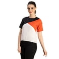 thumbnail image 1 of Moomaya Short Sleeve Round Neck Regular Fit Solid Top - Women's Casual Solid Top, 1 of 9
