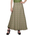 thumbnail image 1 of Moomaya Skirts For Women Long Length Rayon Printed Casual Summer Wear Clothing, 1 of 6
