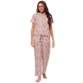 thumbnail image 1 of Moomaya Sleepwear, Printed Cotton Night Suits, 2 Pcs Kurta & Pajama Set For Womens Pjs, 1 of 9