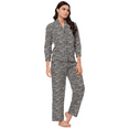 thumbnail image 1 of Moomaya Sleepwear, Printed Pajama And Shirt Set, Button-Down Loungewear 2 Pcs Nightsuit Pjs, 1 of 9