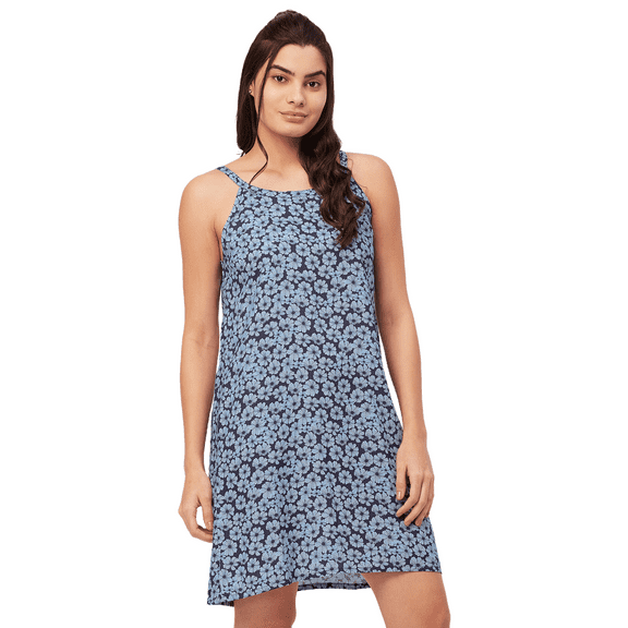 Moomaya Sleepwear, Printed Sleeveless Night Dress, WomenS Cami Sleep Dress