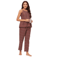 thumbnail image 1 of Moomaya Sleepwear, Printed Sleeveless Nightsuit Set, Camisole Top & Pants Pjs Set, 1 of 9