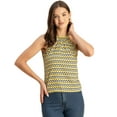 thumbnail image 1 of Moomaya Sleeveless Halter Neck Printed Loose Fit Top - Women's Summer Top, 1 of 9