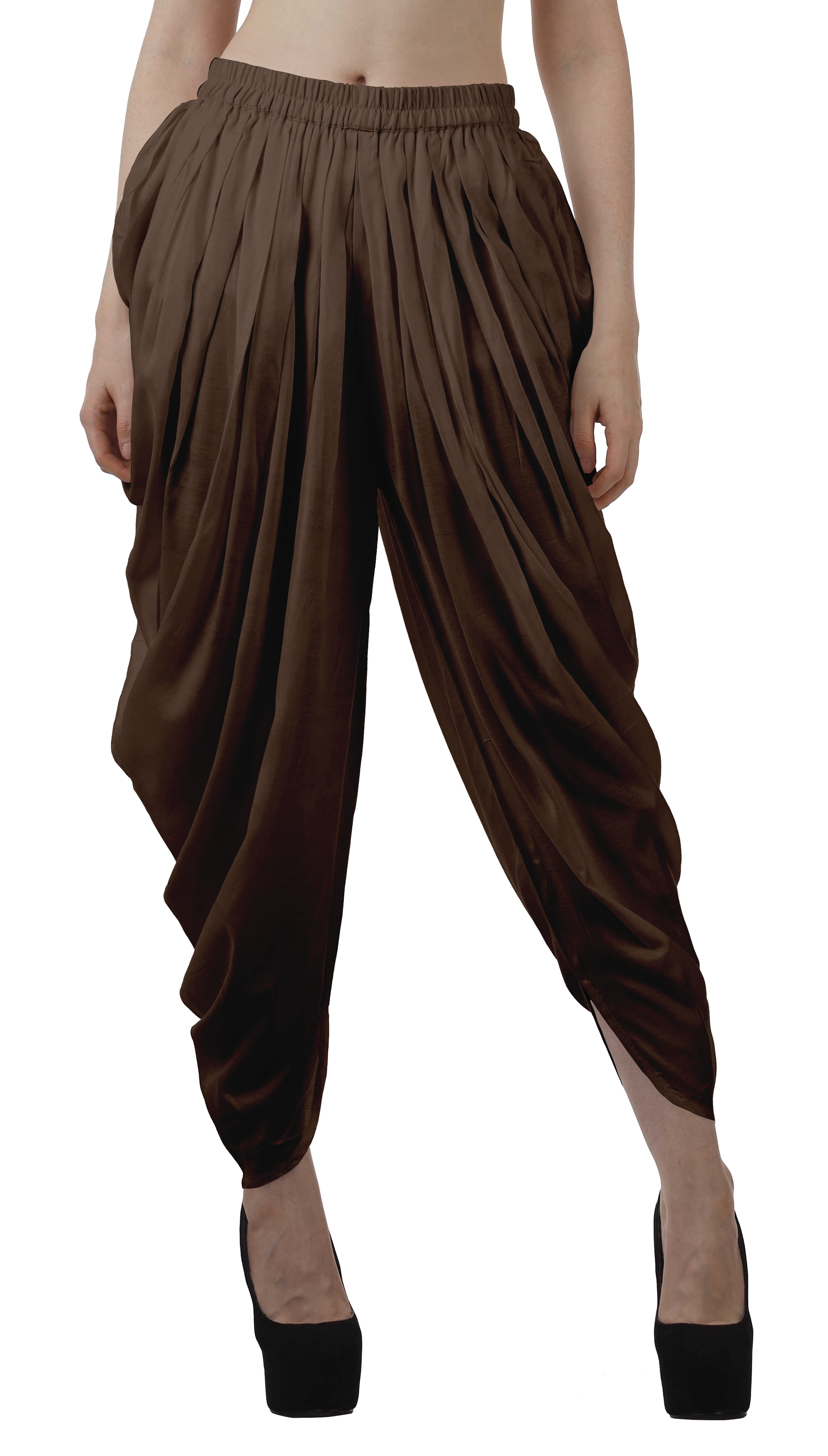 Dhoti Pants for Men — Kunkum, Hand Stitched Border | AdiValka