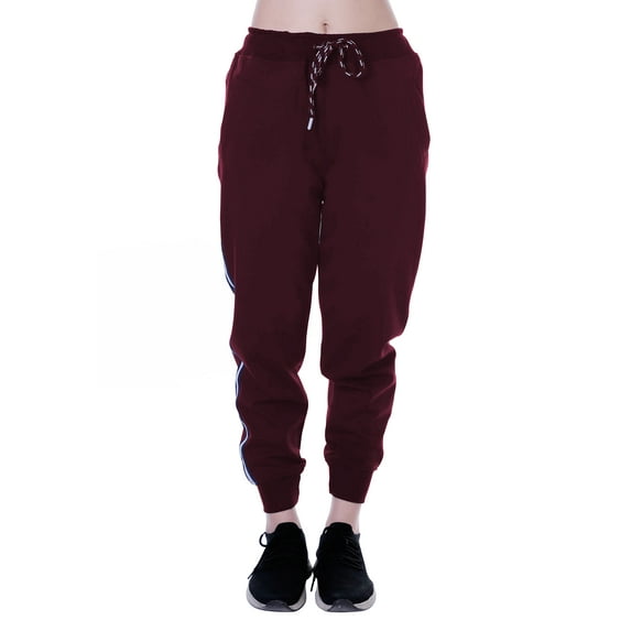 Moomaya Solid Striped Colorblock Sweatpants With Pocket Jogger Pants For Womens