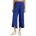 thumbnail image 1 of Moomaya Solid Tulip Pants For Women, Zumba Dance Jersey Crop Pants, 1 of 1