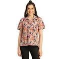 thumbnail image 1 of Moomaya Spread Collar Pin Tucks Cotton Top - Women's Casual Printed Top, 1 of 9