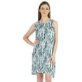 thumbnail image 1 of Moomaya Summer Beach Wear Short Dress For Womens Printed Sleeveless Tie-Up Midi Dress, 1 of 7