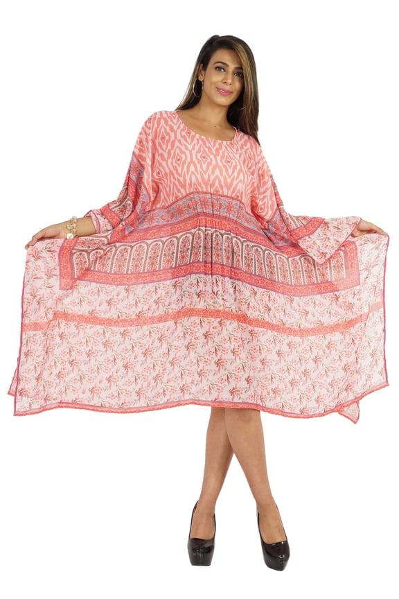 Summer Bikini Cover Up Kaftan For Womens Sexy Sheer Swimwear Caftan Beach Dress