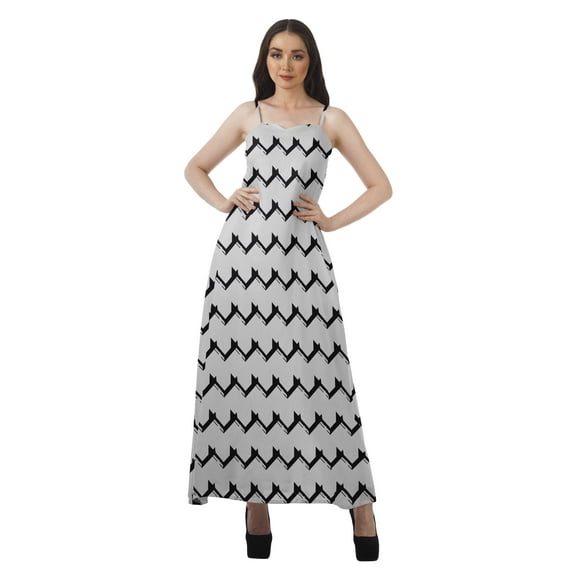 Moomaya Summer Outfit Women Rayon All Over Printed Plus Size Party Dresses