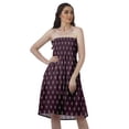 thumbnail image 1 of Moomaya Tube Top Dresses For Women Summer Beach Dress Poly Crepe Casual Sundress, 1 of 6