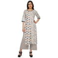 thumbnail image 1 of Moomaya Viscose Santoon Palazzo Set Womens Printed Ethnic Sets Casual Clothing, 1 of 1