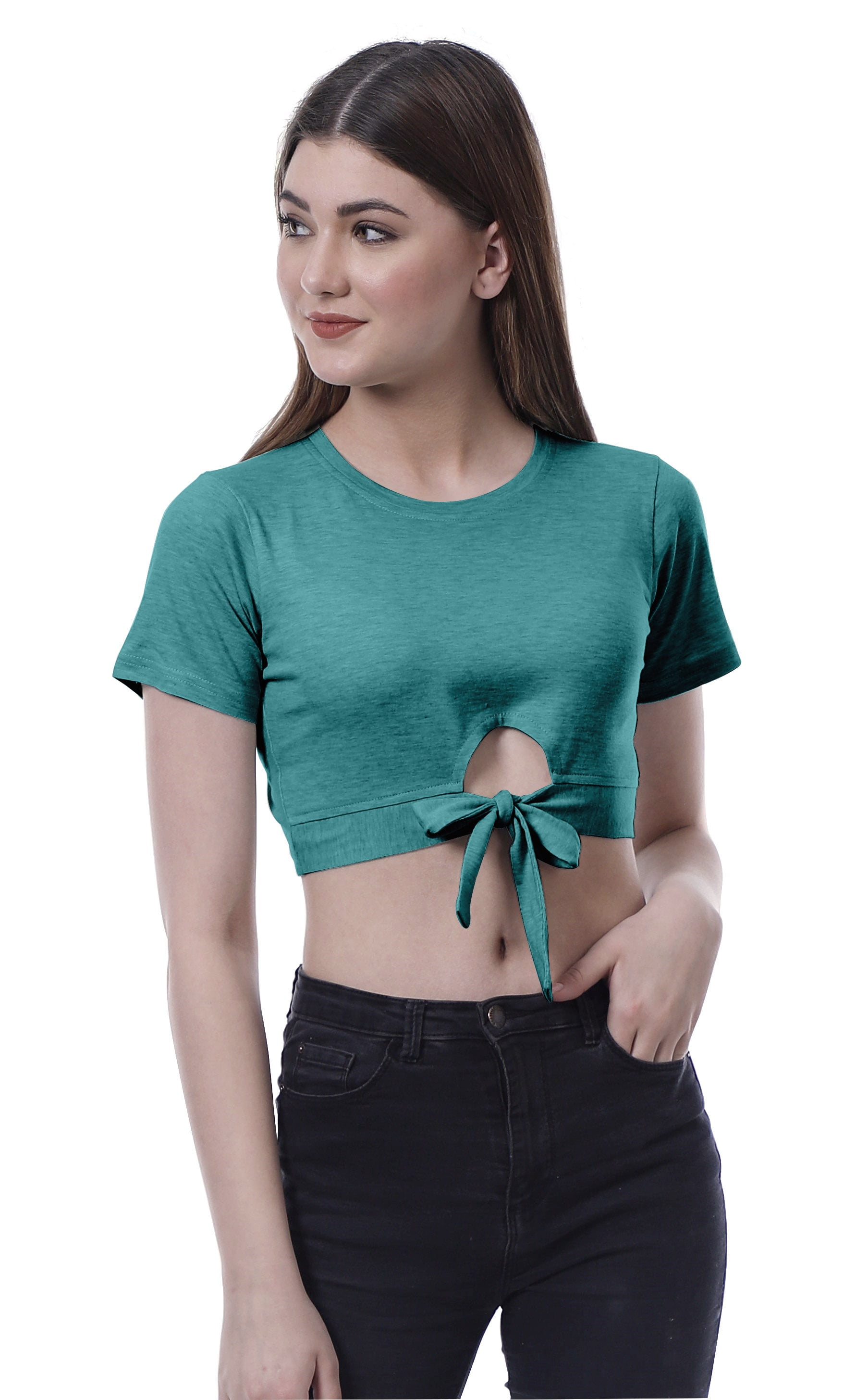 Crop top top with knot
