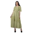 thumbnail image 1 of Moomaya Women Party Night Dresses Plus Size Printed Casual Wear Ladies Clothing, 1 of 6