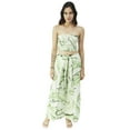 thumbnail image 1 of Moomaya Women Summer Coord Set, Printed 2 Pcs Crop Top with Palazzo, Resort Wear, 1 of 8